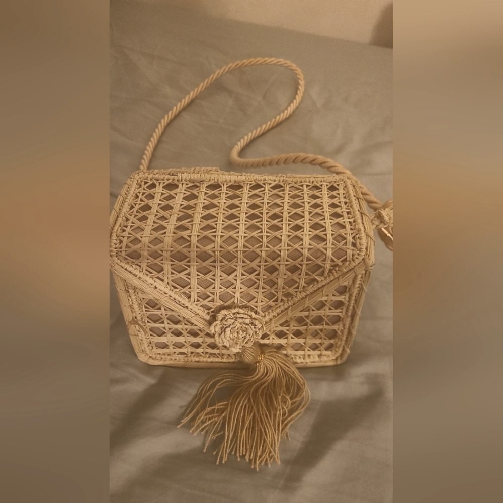 Handmade Cross Body Straw Bag from Colombia 🇨🇴